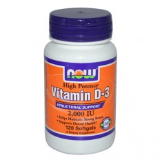 D3 2000 IU vitamin 120 softgél  NOW