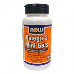Omega 3 Mini Gels 90db NOW