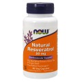 Natural Resveratrol NOW 50mg. 60 kapsz.