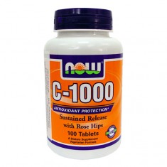 C-vitamin 1000mg, SR.100db NOW